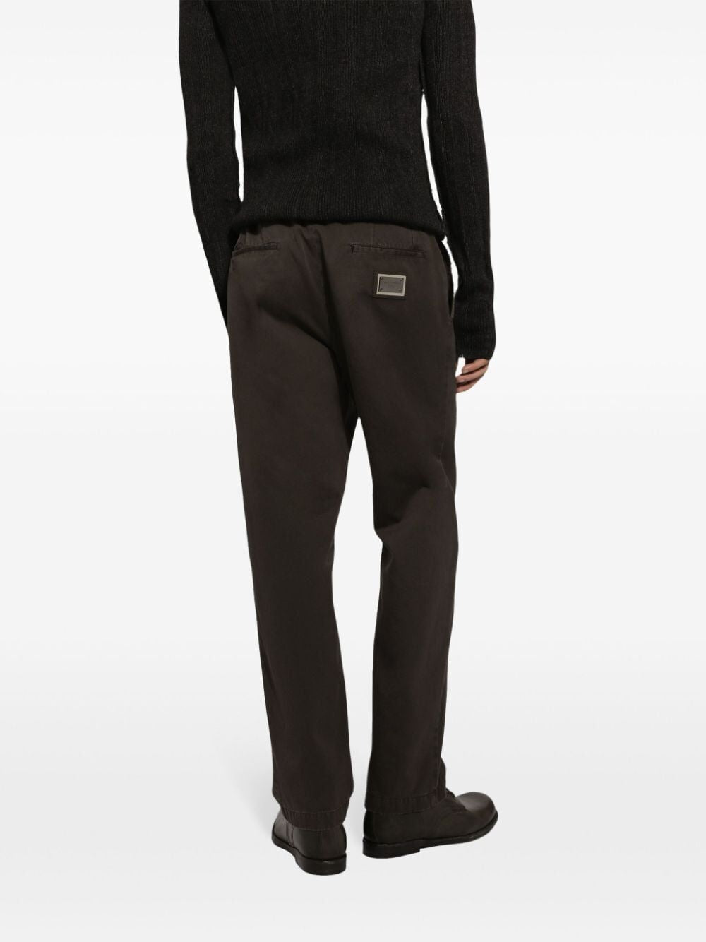DOLCE & GABBANA High Waist Tapered Trousers for Men