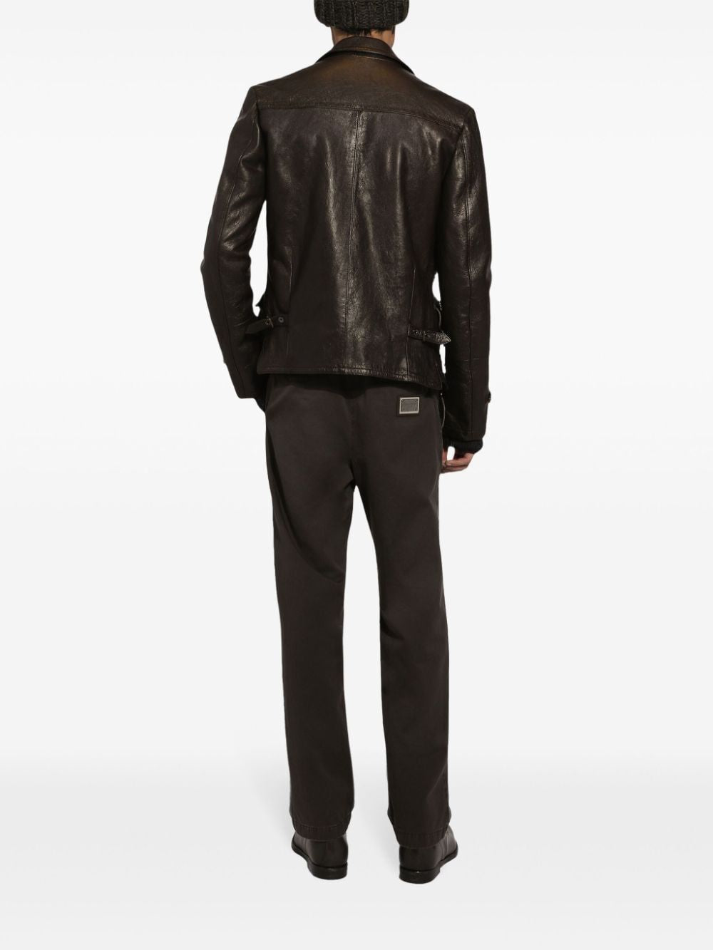 DOLCE & GABBANA High Waist Tapered Trousers for Men