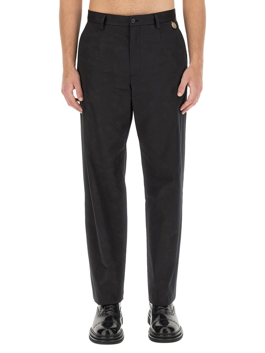 DOLCE & GABBANA Regular Fit Gabardine Pants