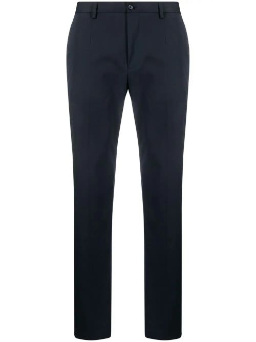 DOLCE & GABBANA Slim Fit Stretch Cotton Trousers