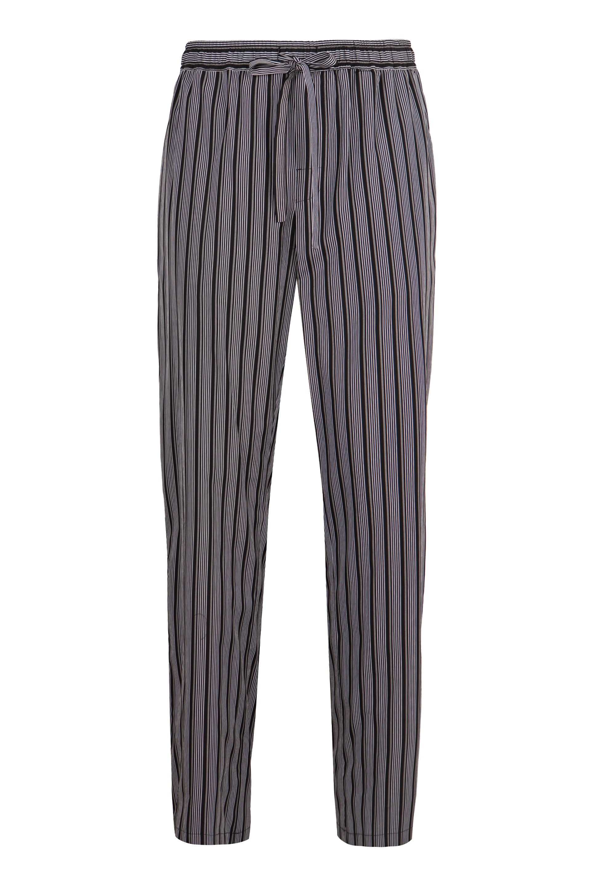 DOLCE & GABBANA Men's Cotton Pajama Pants - Striped Motif