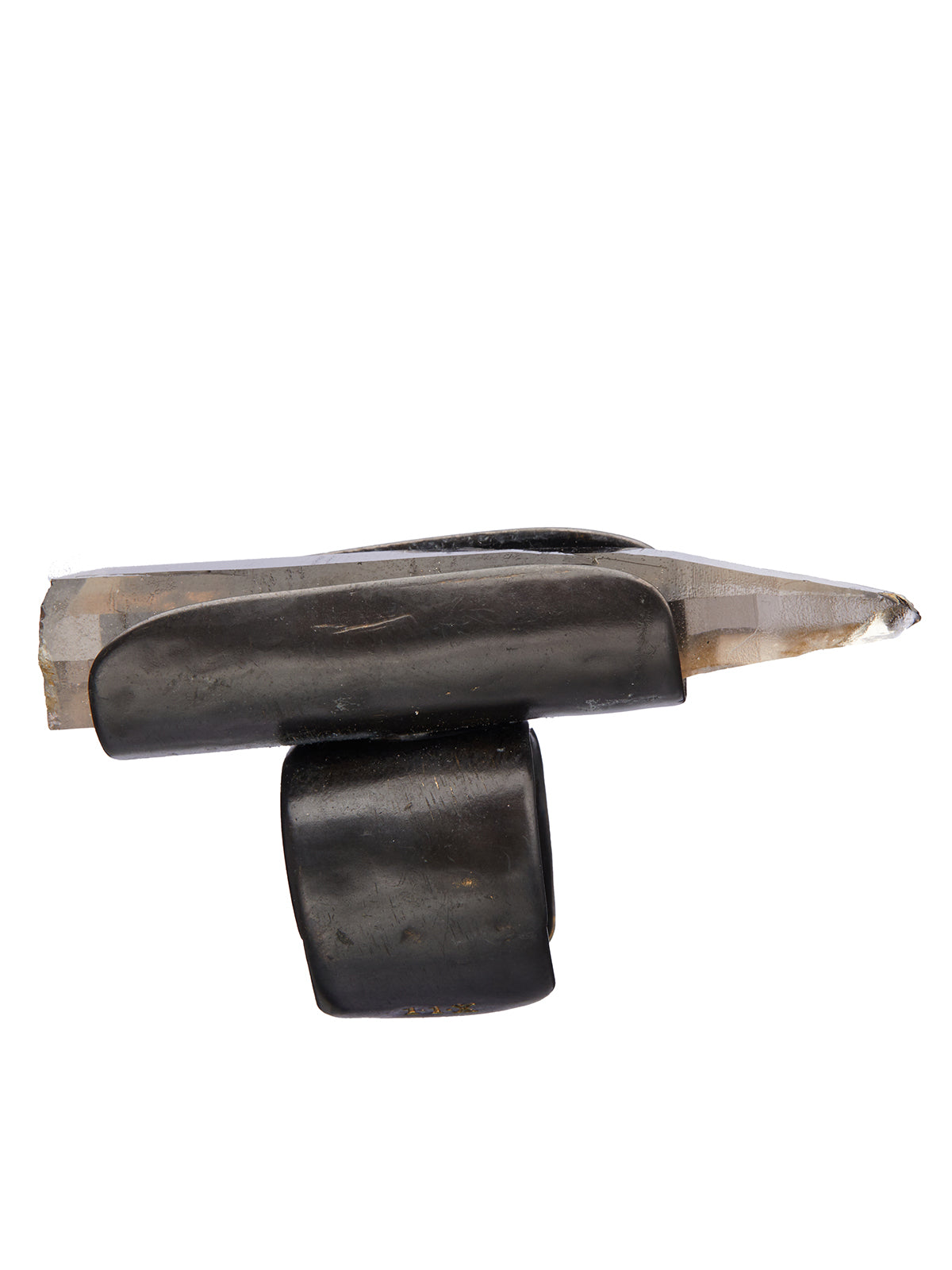 11X ARTWORKS Artisan Crafted Ring with Smoky Quartz Stone