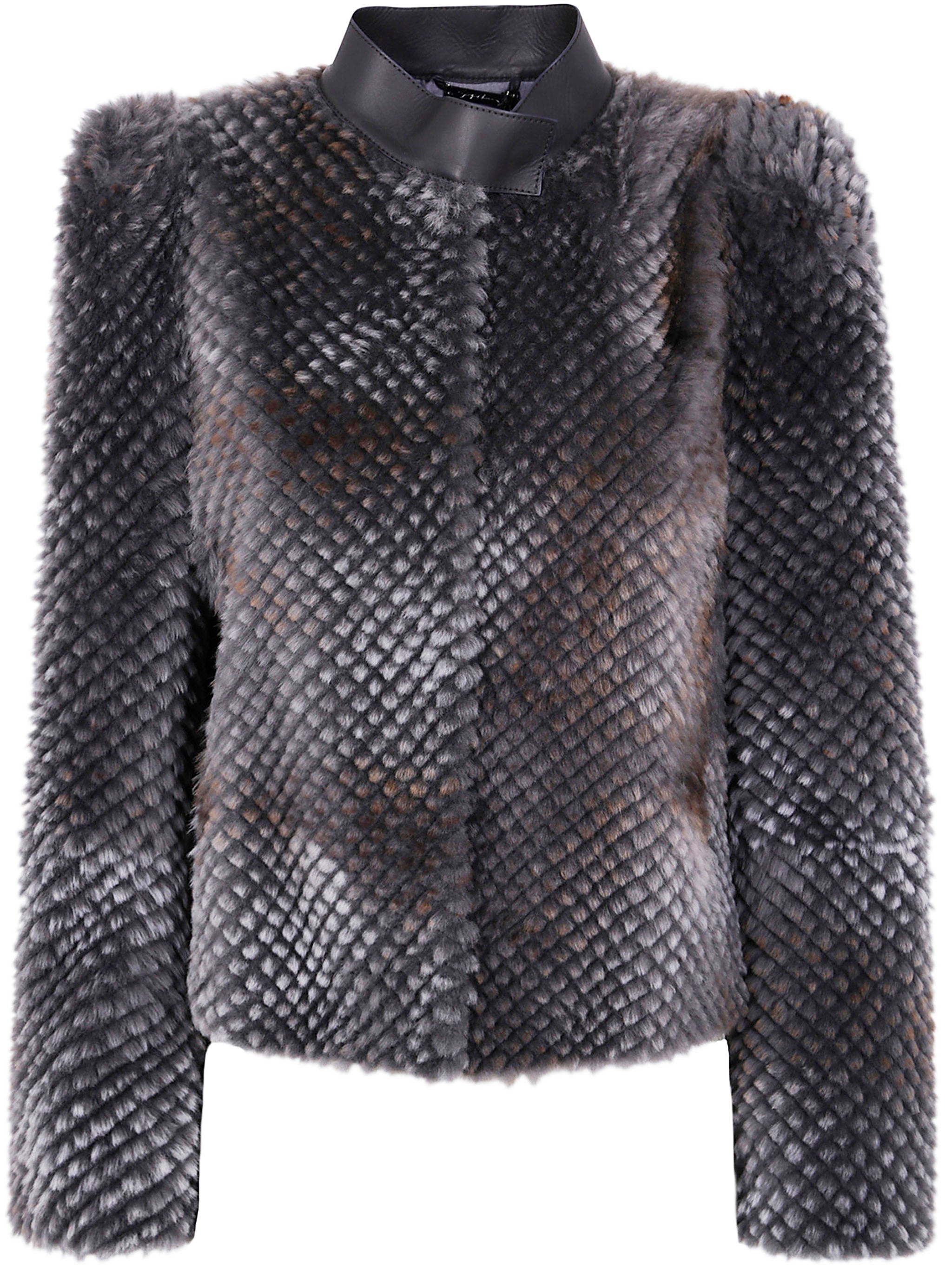 GIORGIO ARMANI Shearling Lamb Blouson Jacket for Women