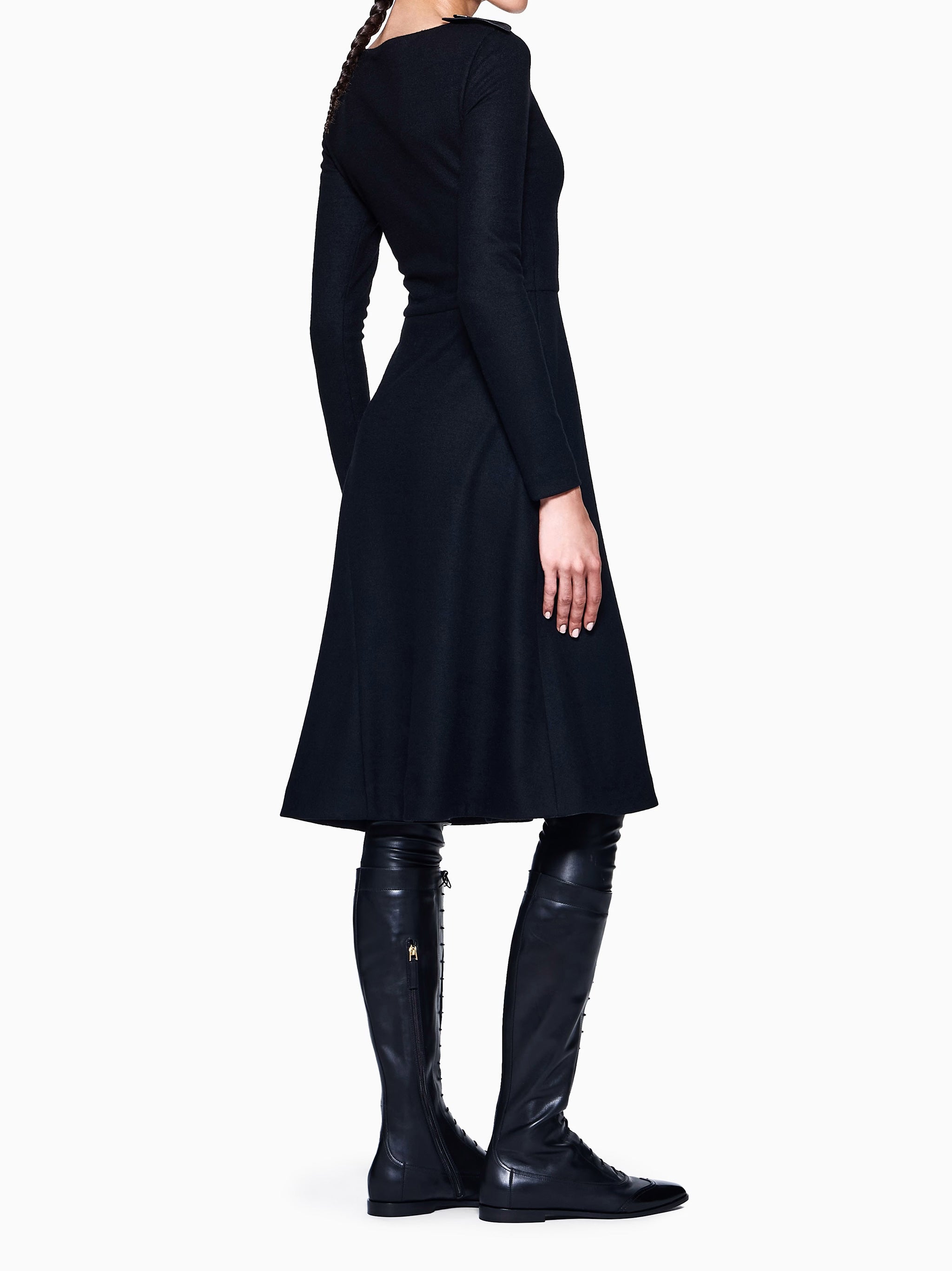 GIORGIO ARMANI Elegant Wool Dress for Women - FW25