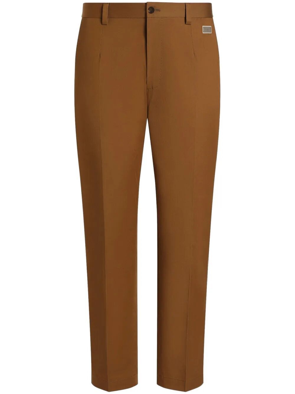 DOLCE & GABBANA Tailored Cotton Trousers for Men - SS25 Collection