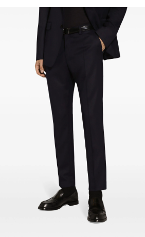 DOLCE & GABBANA Wool Straight-Leg Trousers