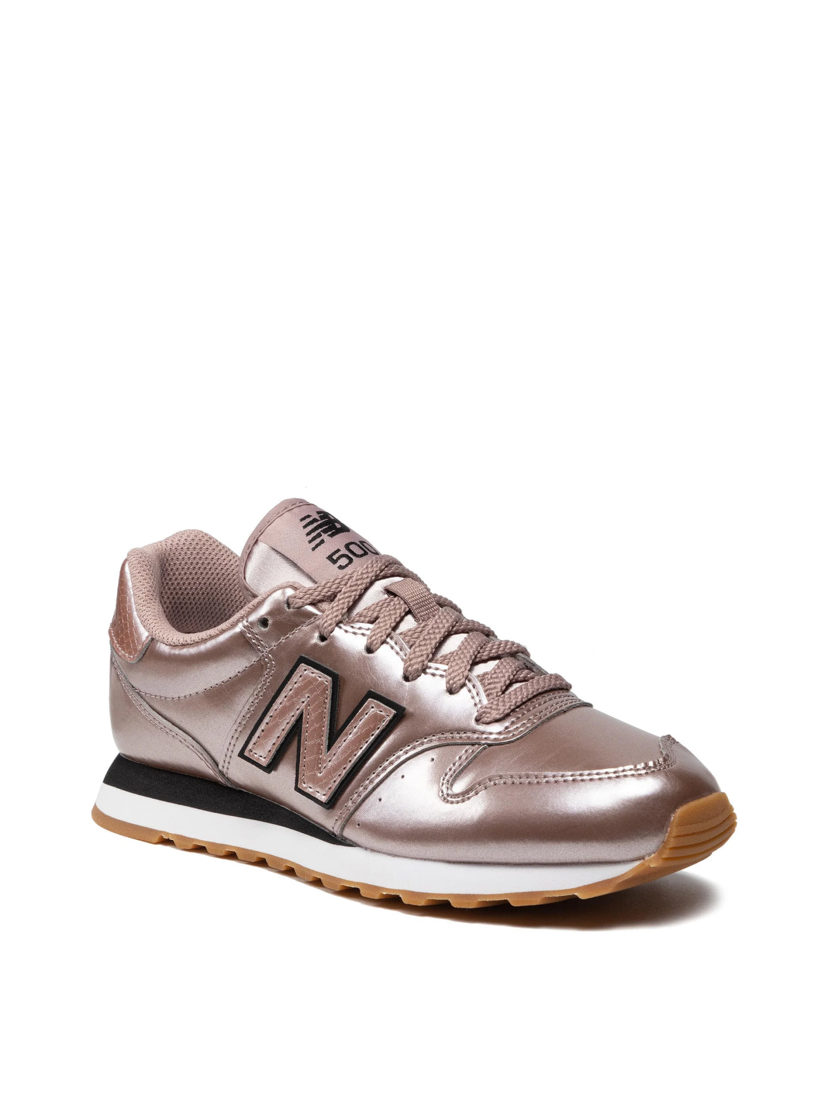 NEW BALANCE Women’s 500V1 Metallic Low Top Sneakers