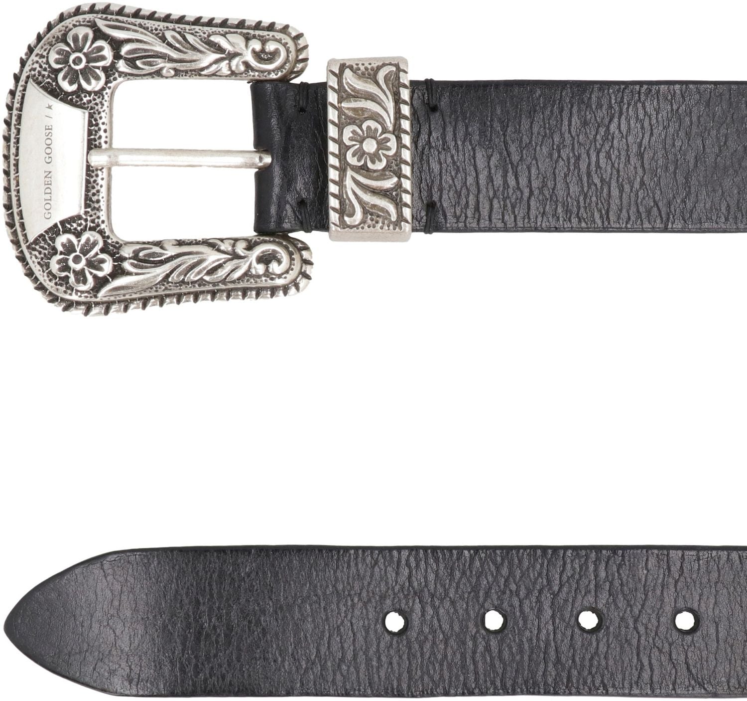 GOLDEN GOOSE Western Style Leather Belt for Women