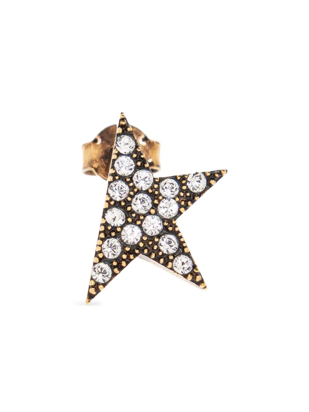GOLDEN GOOSE Mini Star Crystal Earrings