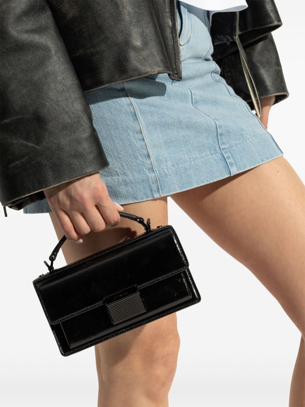 GOLDEN GOOSE Sleek 100% Leather Handbag