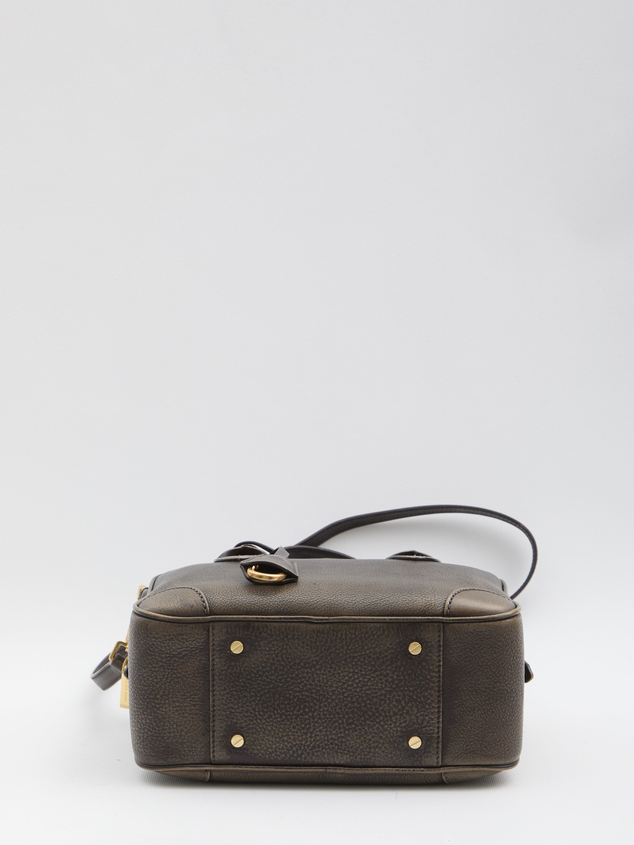 GOLDEN GOOSE Vintage Handbag with Double Handles and Adjustable Strap - 25 x 17 x 10 cm
