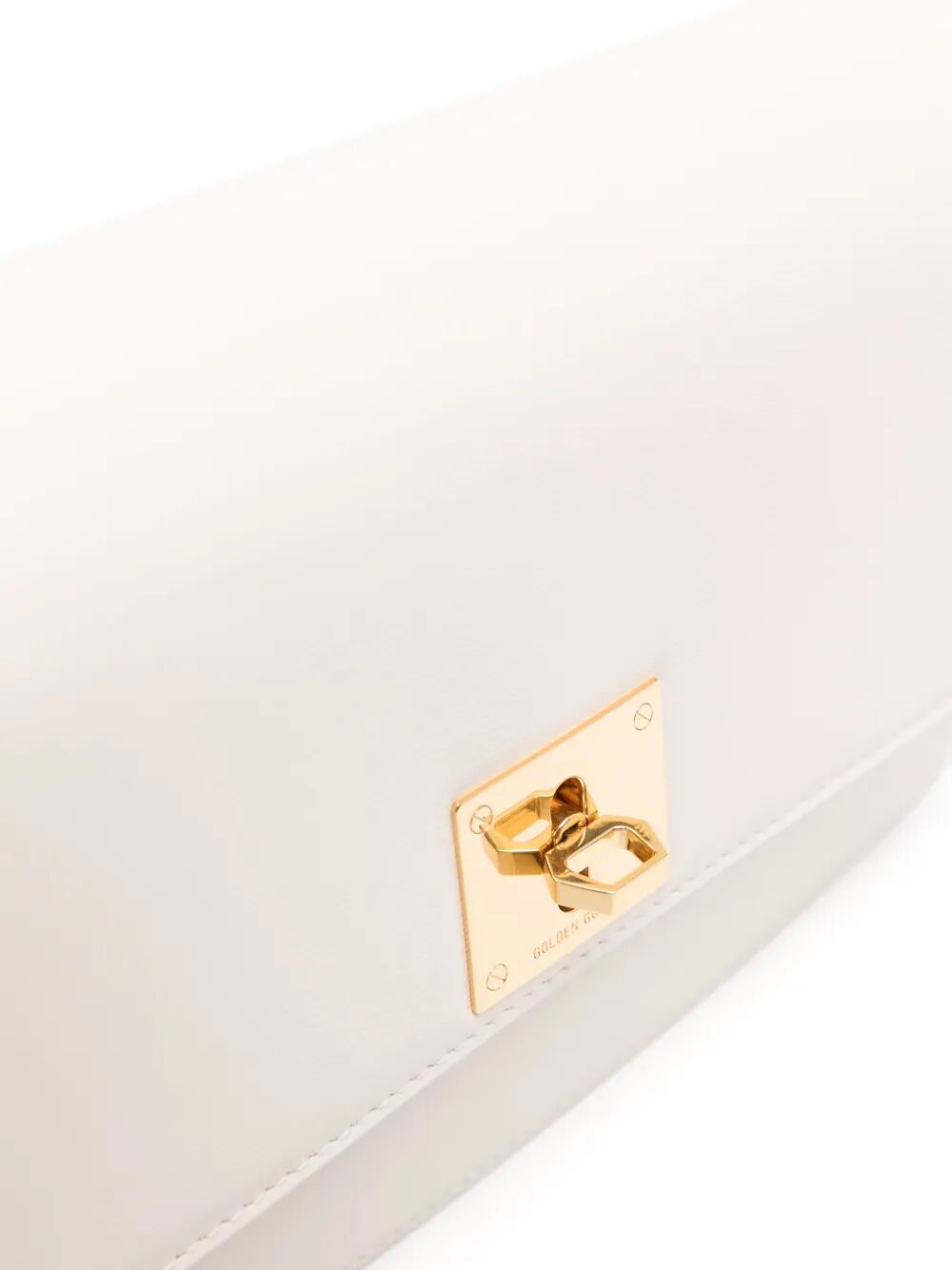 GOLDEN GOOSE Mini Handbag with Palmellato Leather and Gold Metal Details