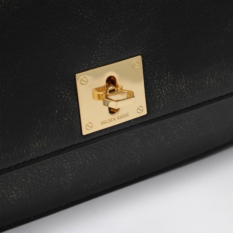 GOLDEN GOOSE Distressed Bull Leather Handbag