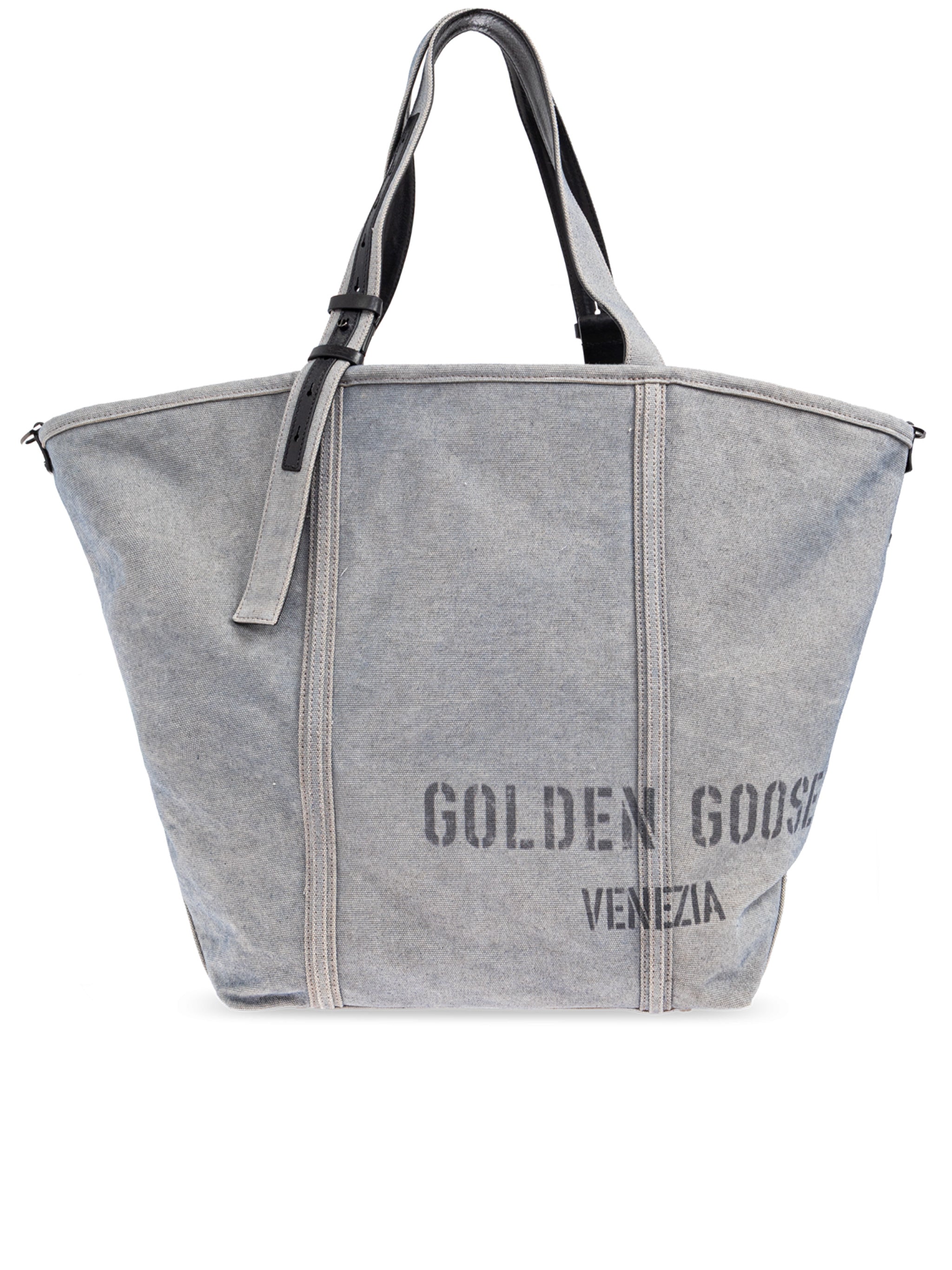 GOLDEN GOOSE Leather Shopping Handbag 24.7