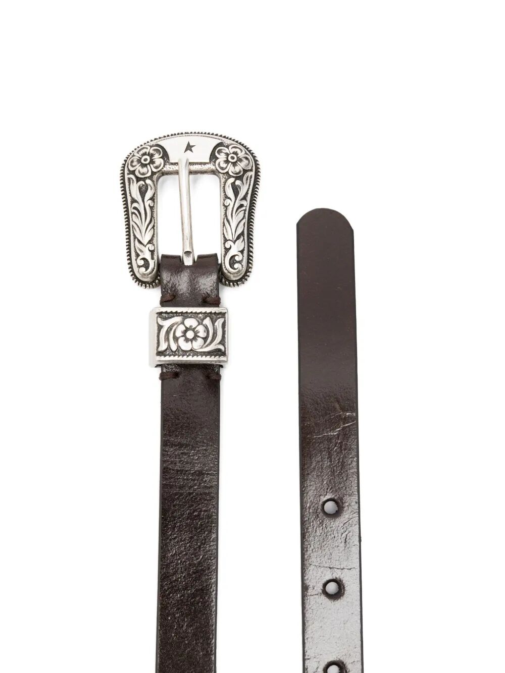 GOLDEN GOOSE Wavy Leather Body Belt for Women