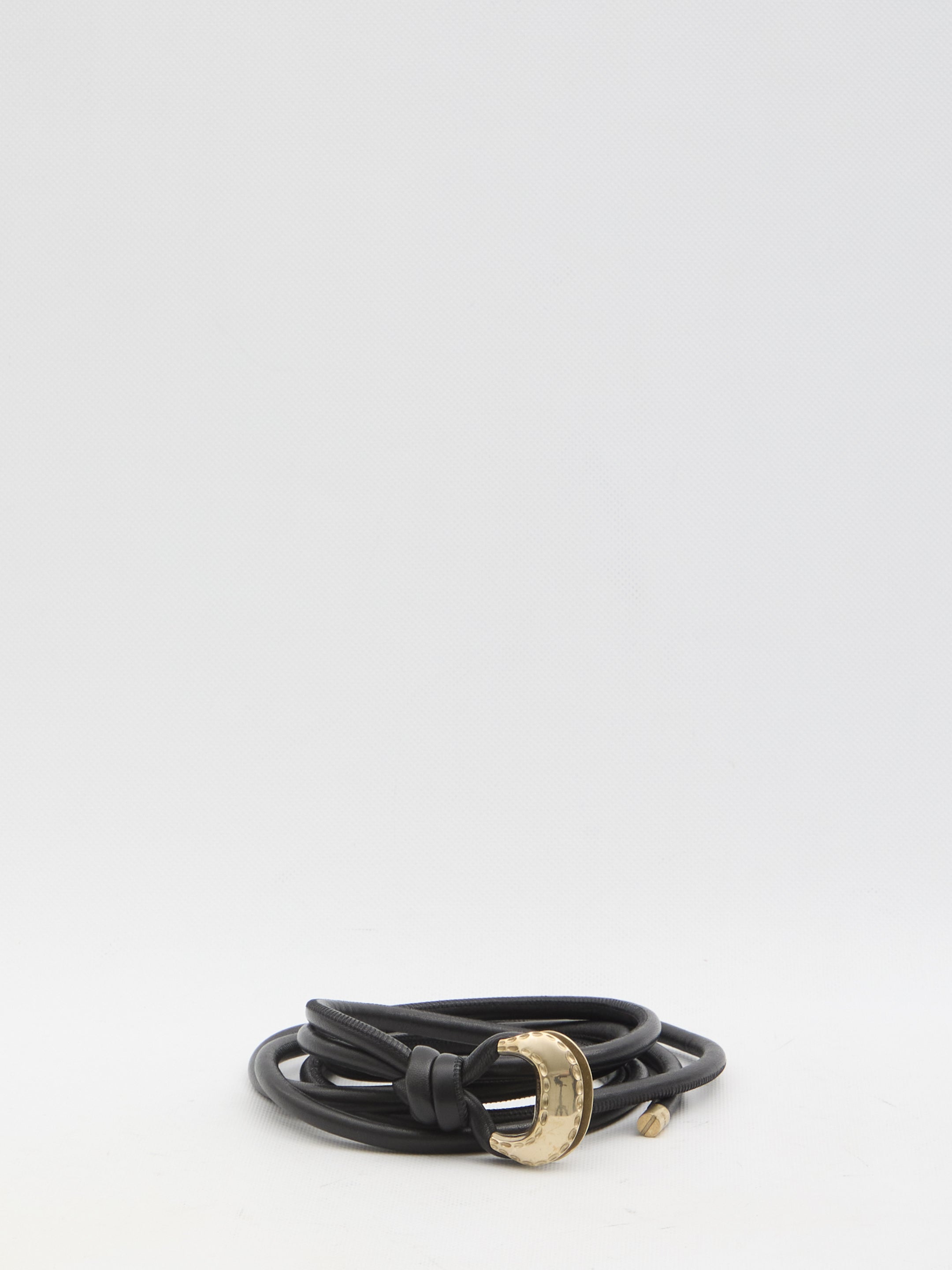 GOLDEN GOOSE New Tex Tubular Belt with Western-Style Buckle