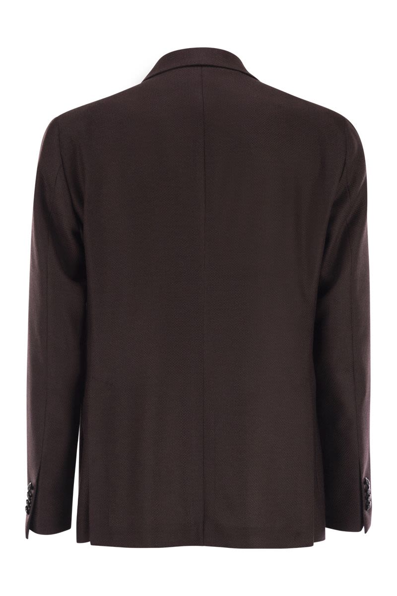 TAGLIATORE Double-Breasted Jacket in Super 100's Virgin Wool