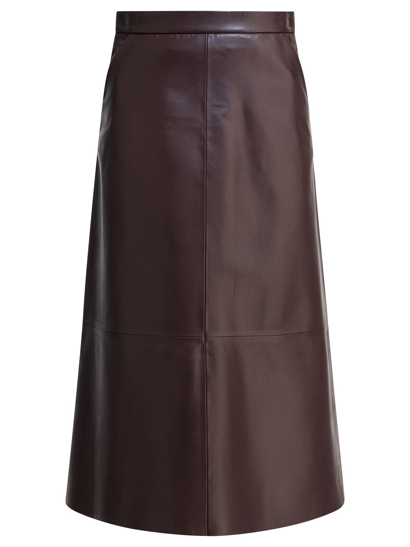 FURLING BY GIANI Elegant Leather Mini Skirt for Women - FW25 Collection