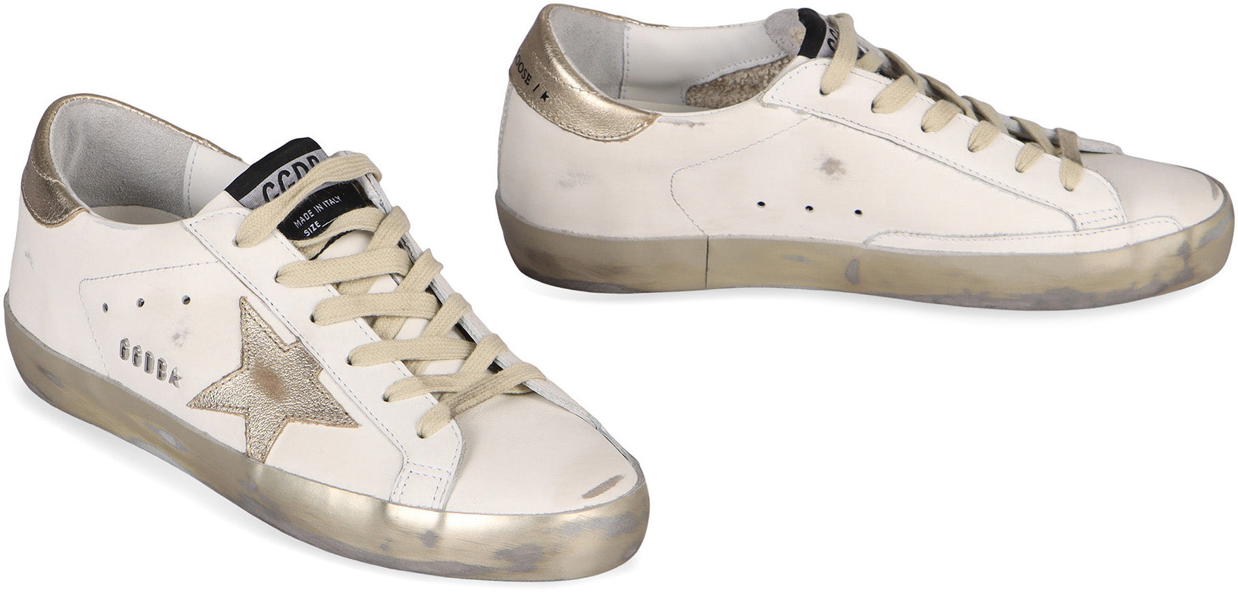 GOLDEN GOOSE Women's Superstar Leather Low-Top Sneakers