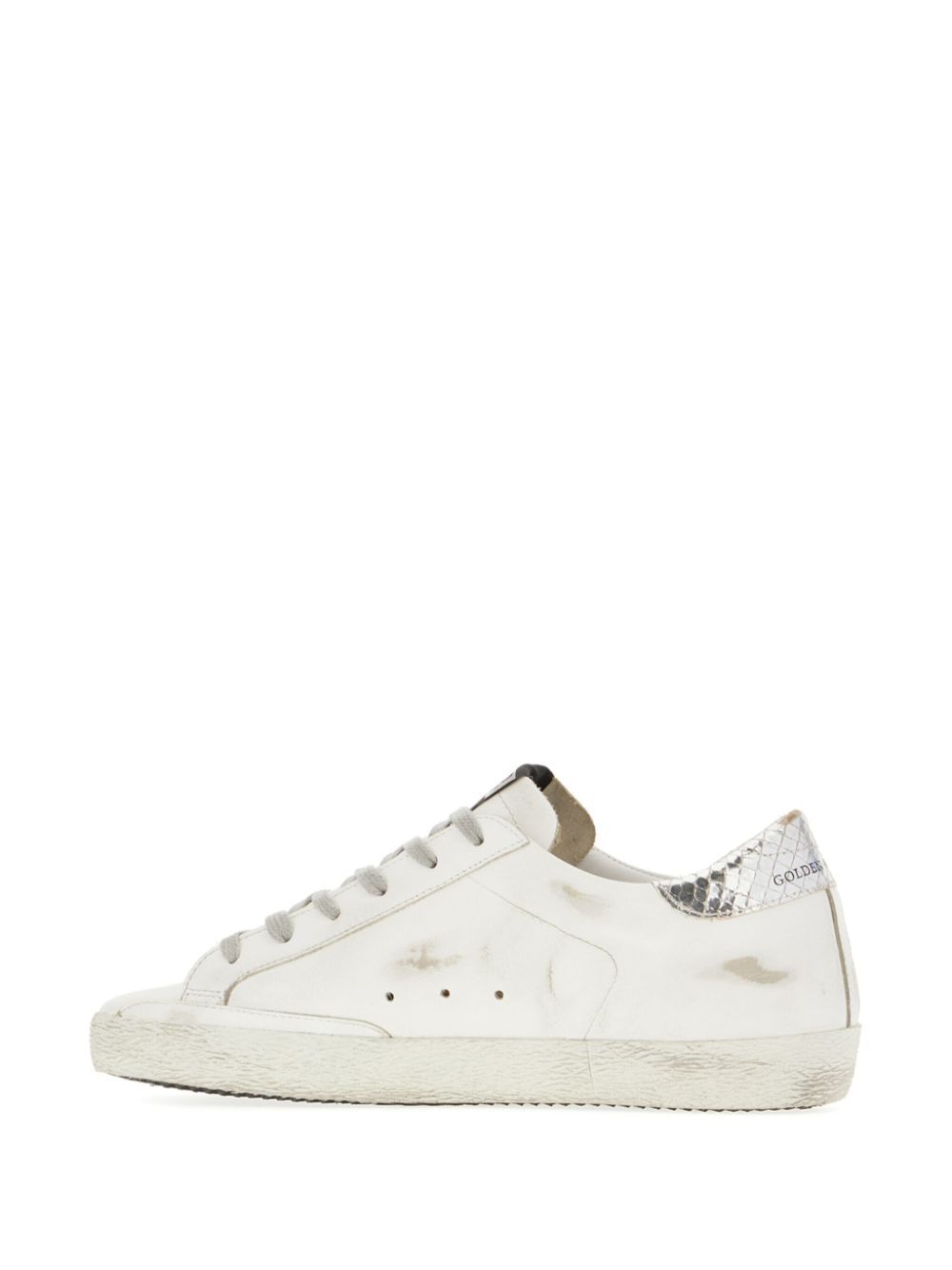 GOLDEN GOOSE Super-Star Leather Upper Suede Star Piper Print Heel