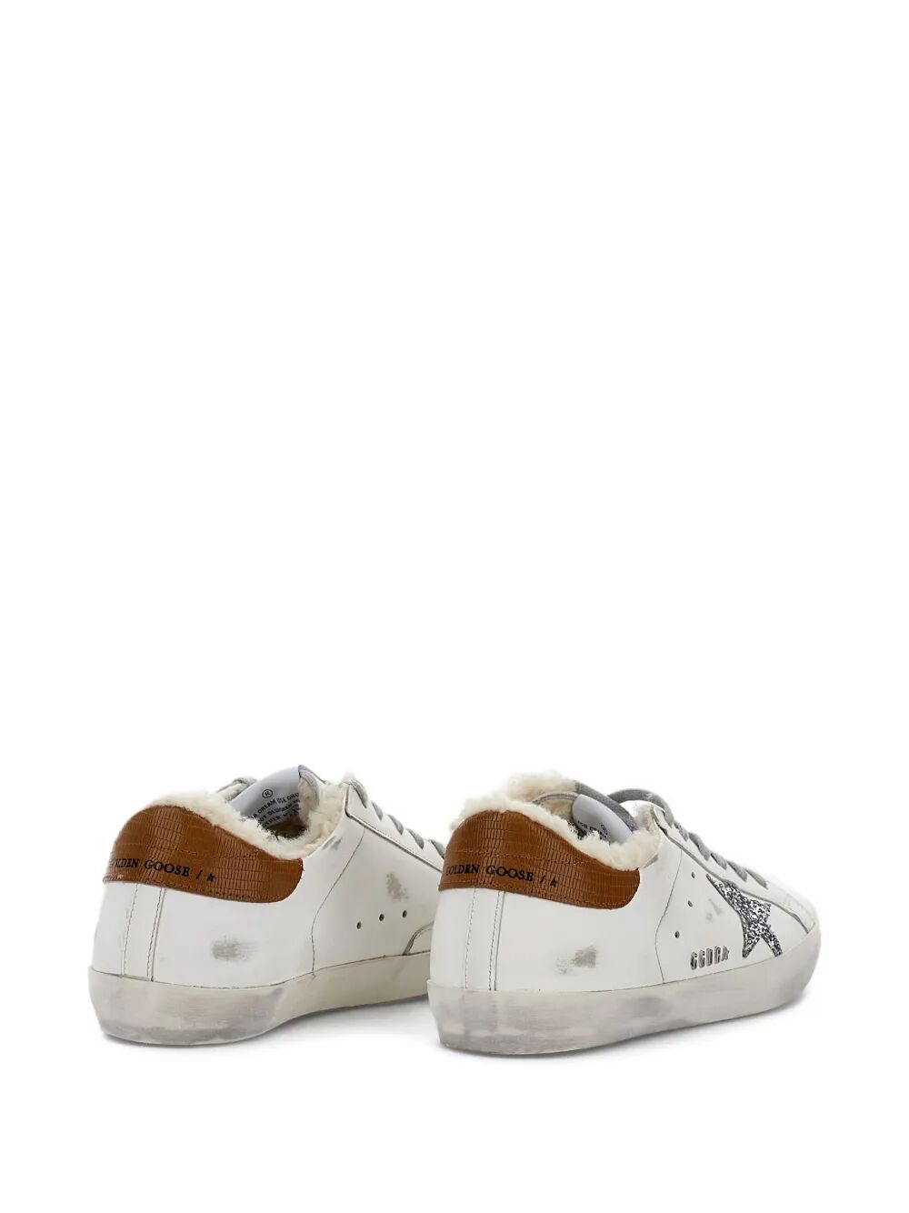 GOLDEN GOOSE Super-Star Low-Top Sneaker with Shearling Lining