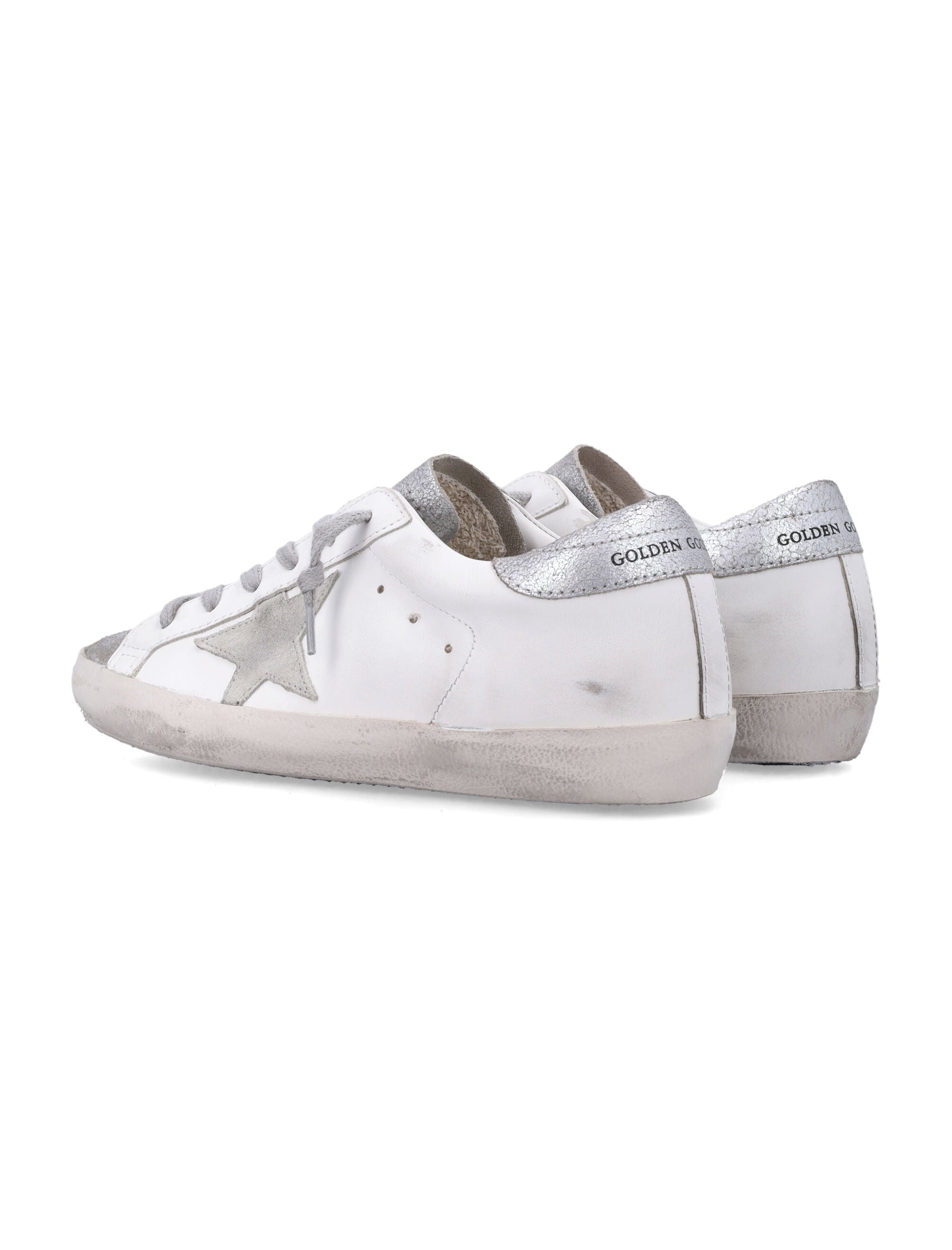 GOLDEN GOOSE Super-Star Leather Sneakers for Women