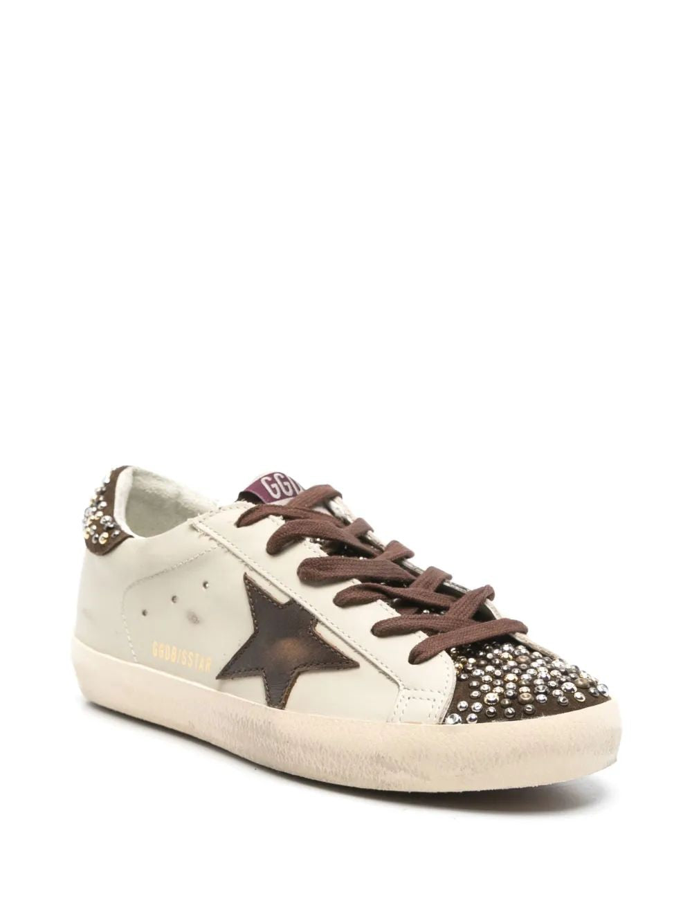 GOLDEN GOOSE Super Star Leather Upper Sneakers for Women