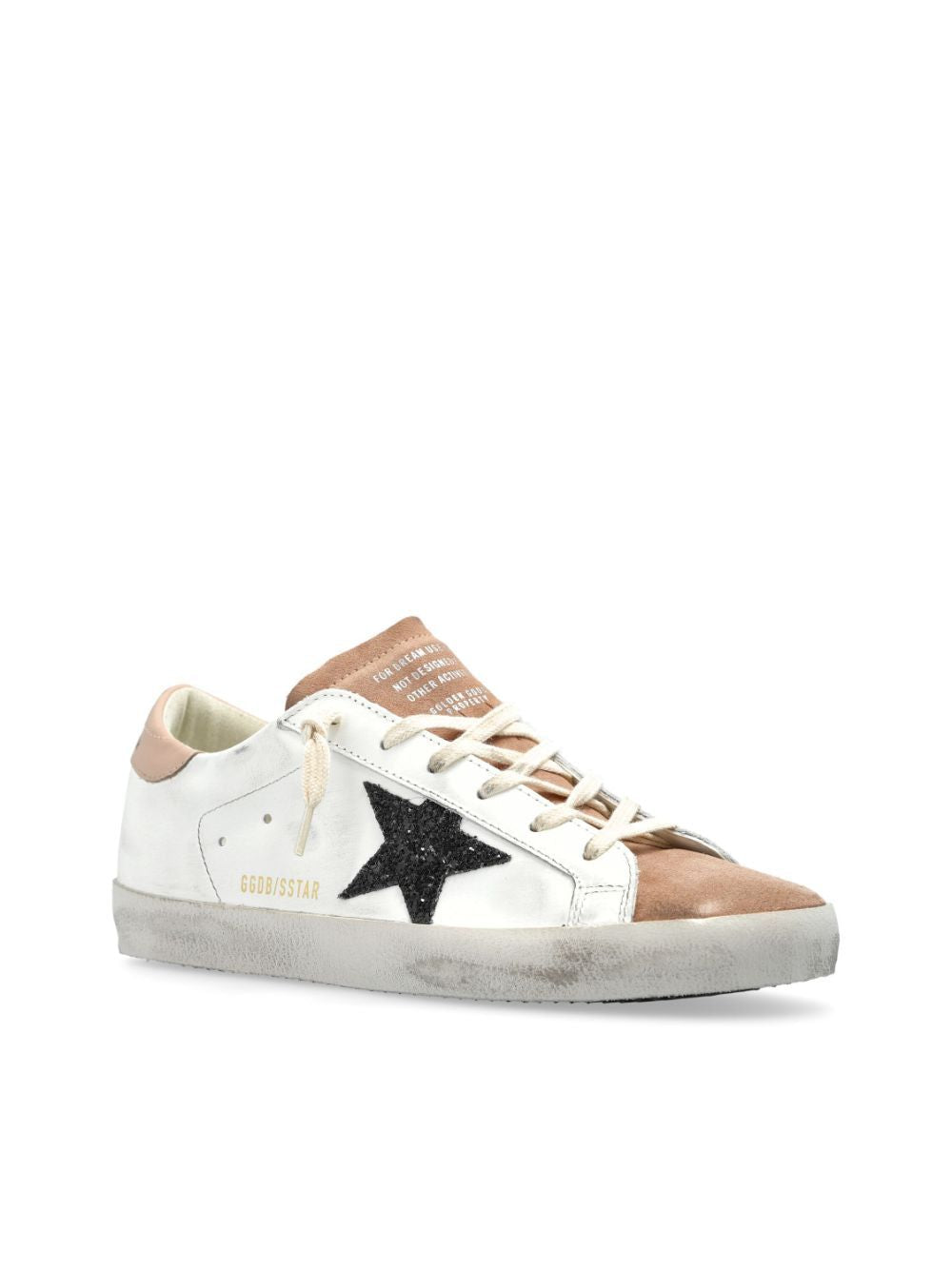 GOLDEN GOOSE Multicolor Leather and Suede Superstar Sneakers for Women