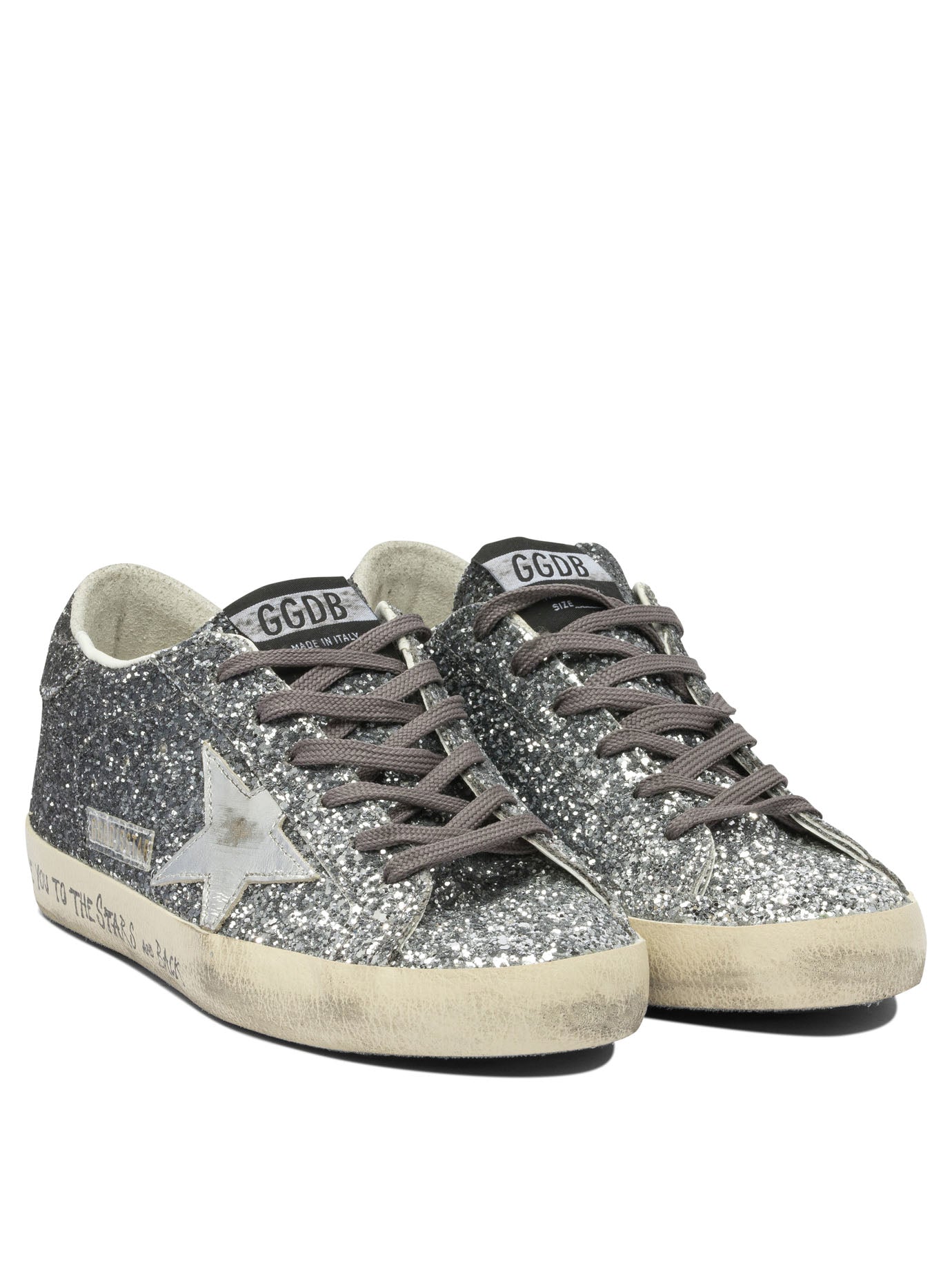 GOLDEN GOOSE Mini Superstar Sparkle Sneakers