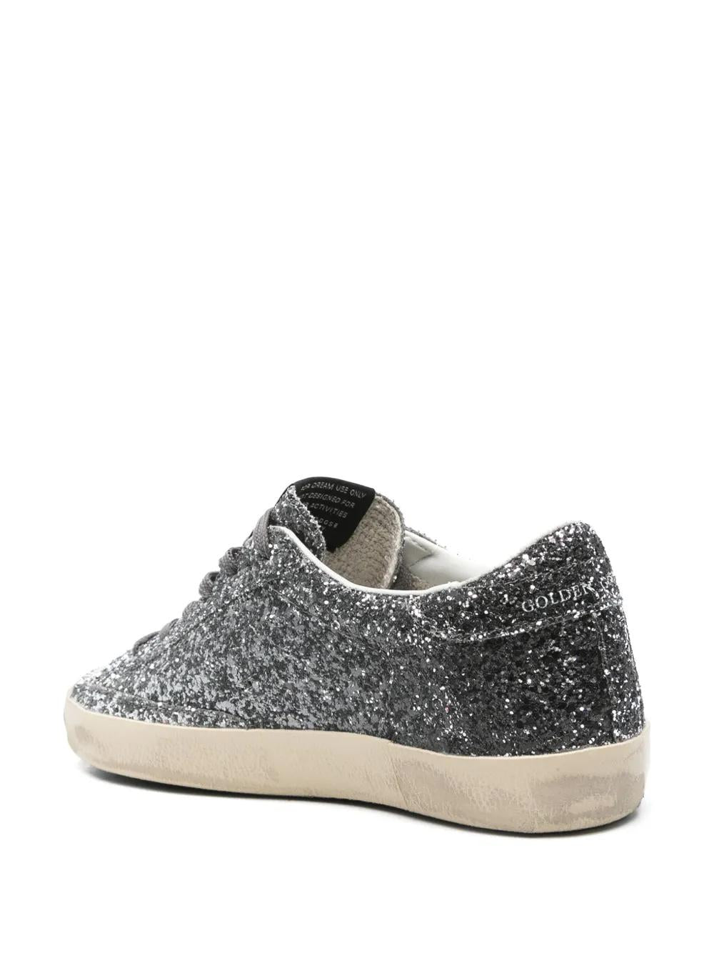 GOLDEN GOOSE Super Star Glitter Sneakers for Women