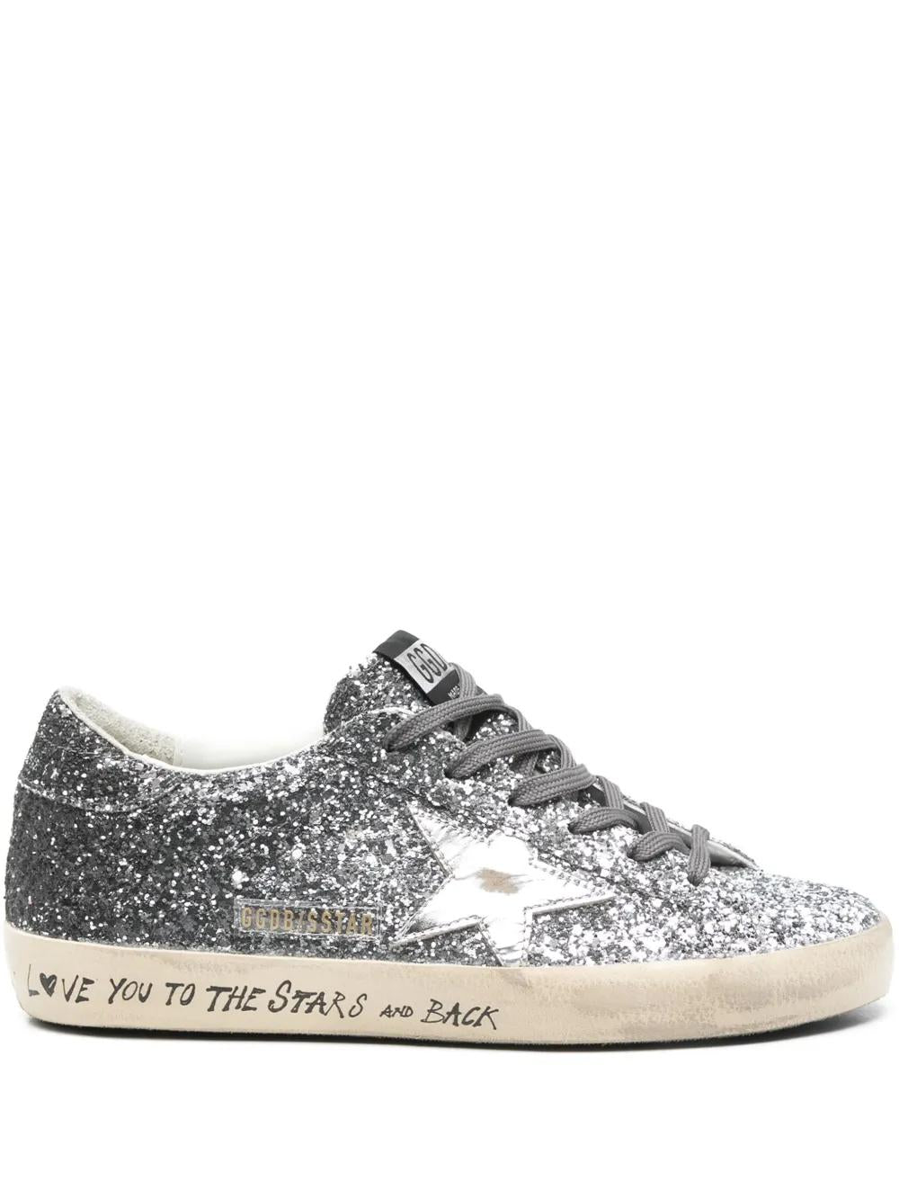 GOLDEN GOOSE Mini Superstar Sparkle Sneakers