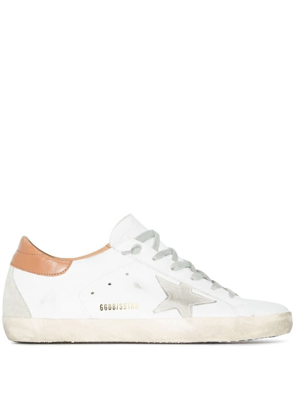 GOLDEN GOOSE Women's Superstar Vintage Leather Low-Top Sneakers