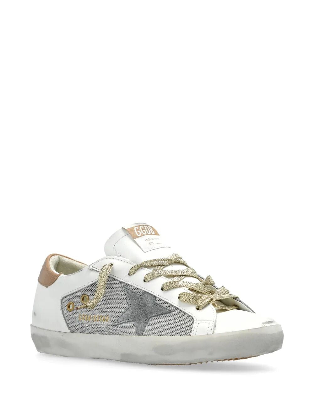GOLDEN GOOSE Super Star Net and Leather Upper Sneakers - Women's