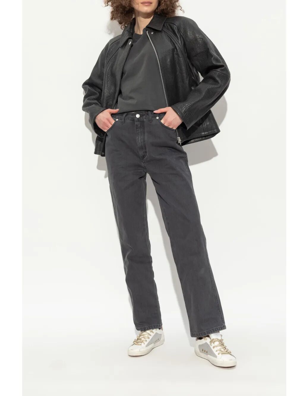 GOLDEN GOOSE Super Star Net and Leather Upper Sneakers - Women's