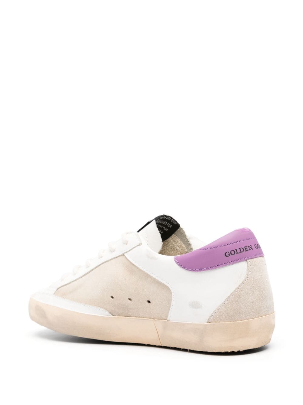 GOLDEN GOOSE Distressed Leather Superstar Low-Top Sneakers for Women