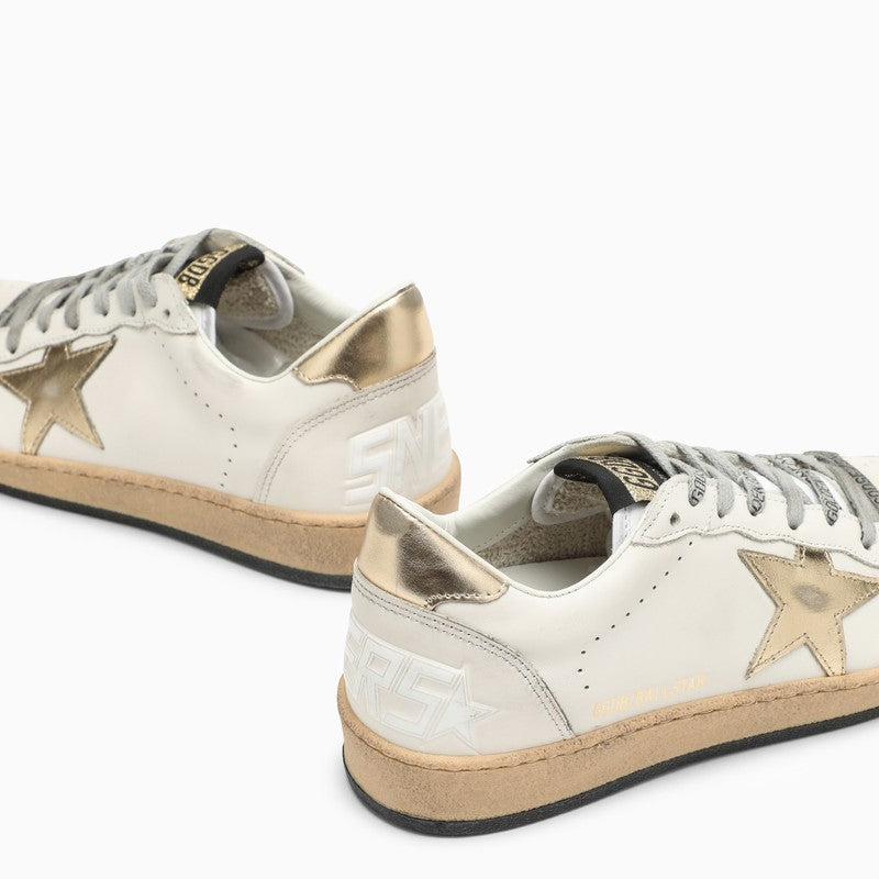 GOLDEN GOOSE Chic Leather Upper Laminated Sneakers for Women
