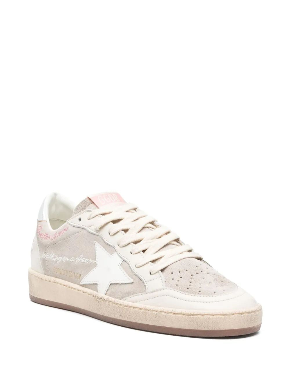 GOLDEN GOOSE Suede Upper Leather Toe Sneakers - Women's