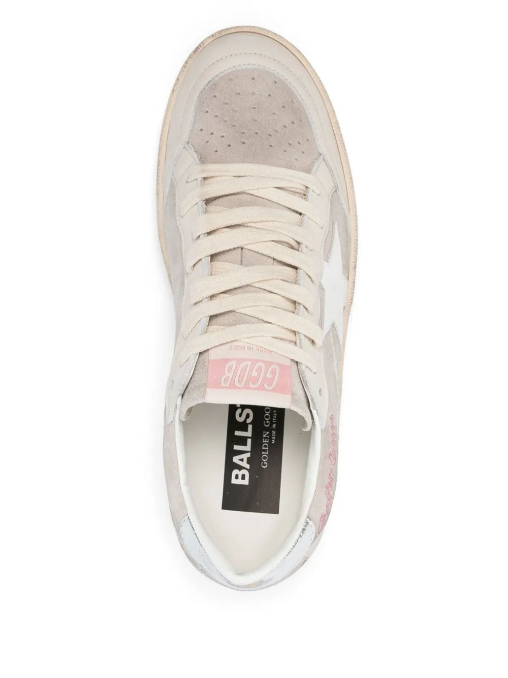 GOLDEN GOOSE Suede Upper Leather Toe Sneakers - Women's