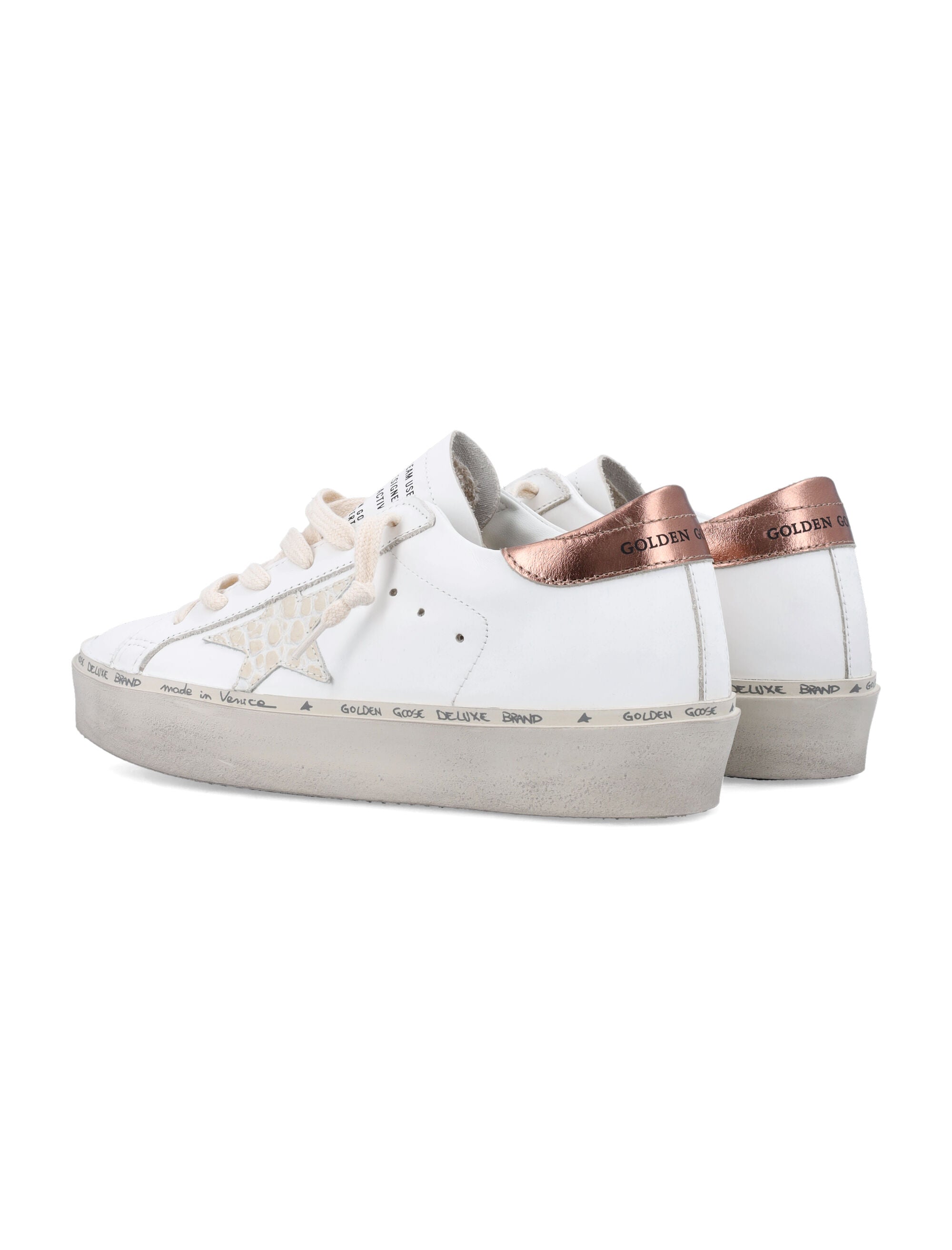 GOLDEN GOOSE Women’s Hi Star Distressed Sneakers