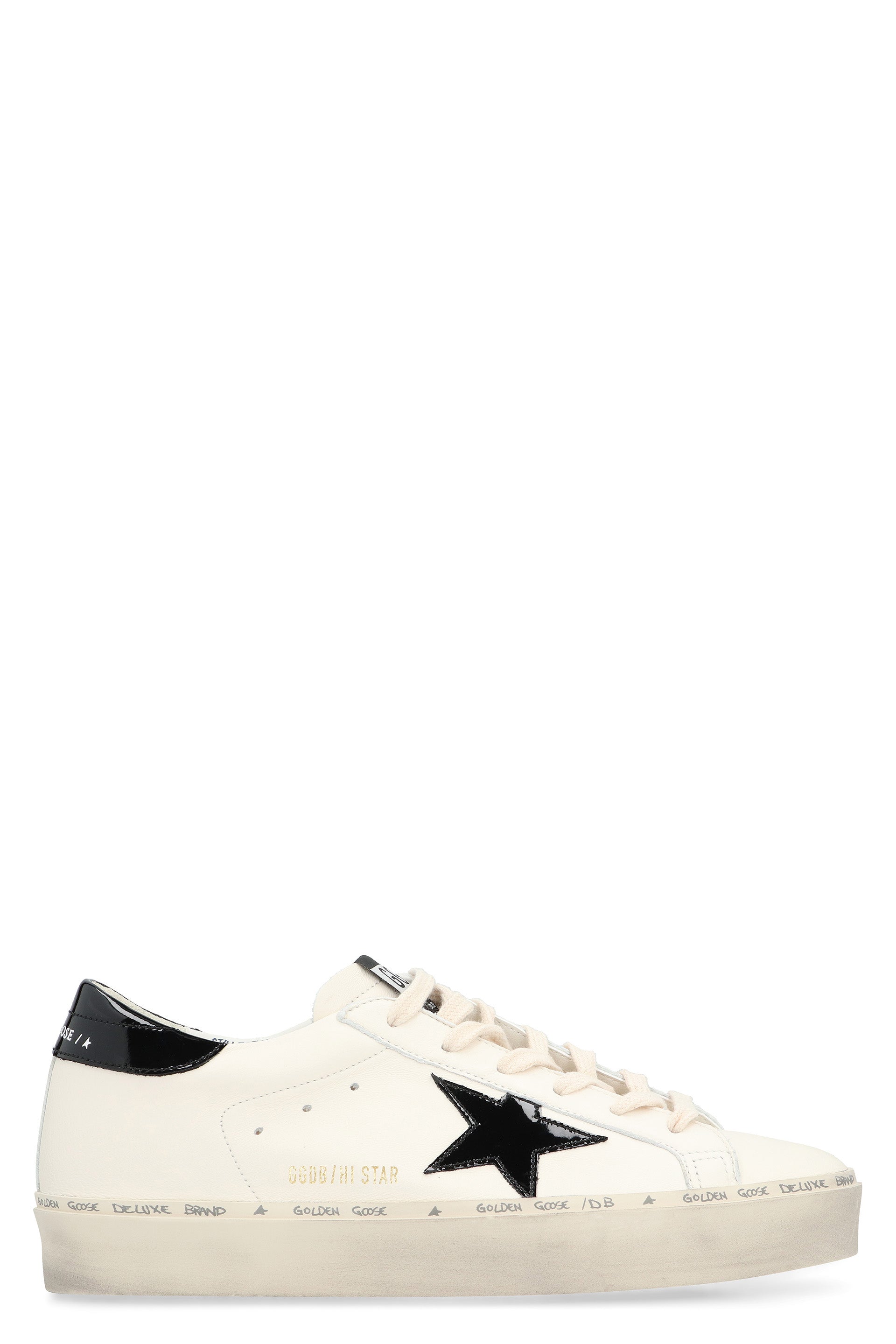 GOLDEN GOOSE Stylish Leather Low-Top Sneakers with Platform
