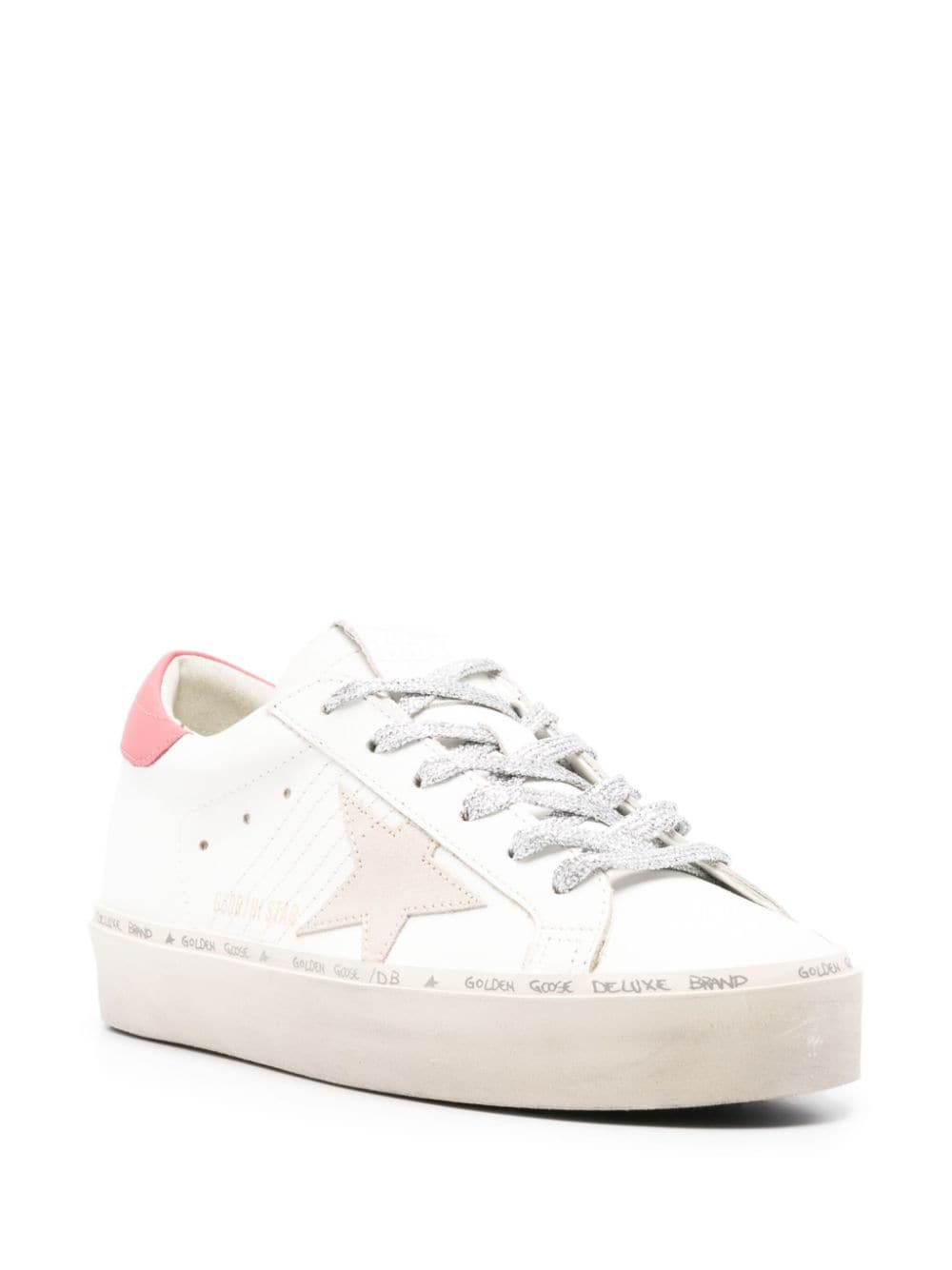 GOLDEN GOOSE Hi Star Leather Sneakers for Women