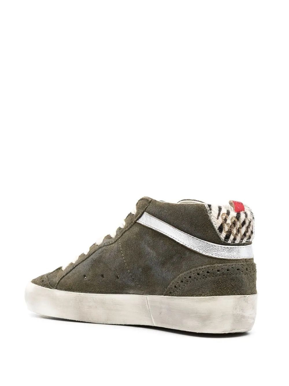 GOLDEN GOOSE Mid Star Suede Upper Foam Tongue Sneakers