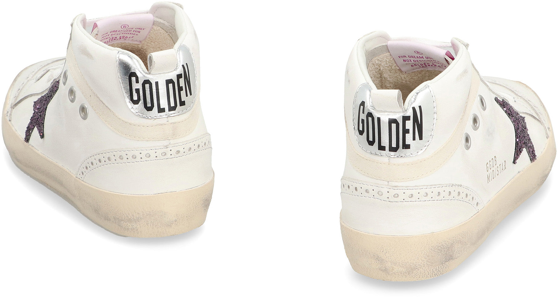 GOLDEN GOOSE Midstar Leather Upper Sneakers for Women