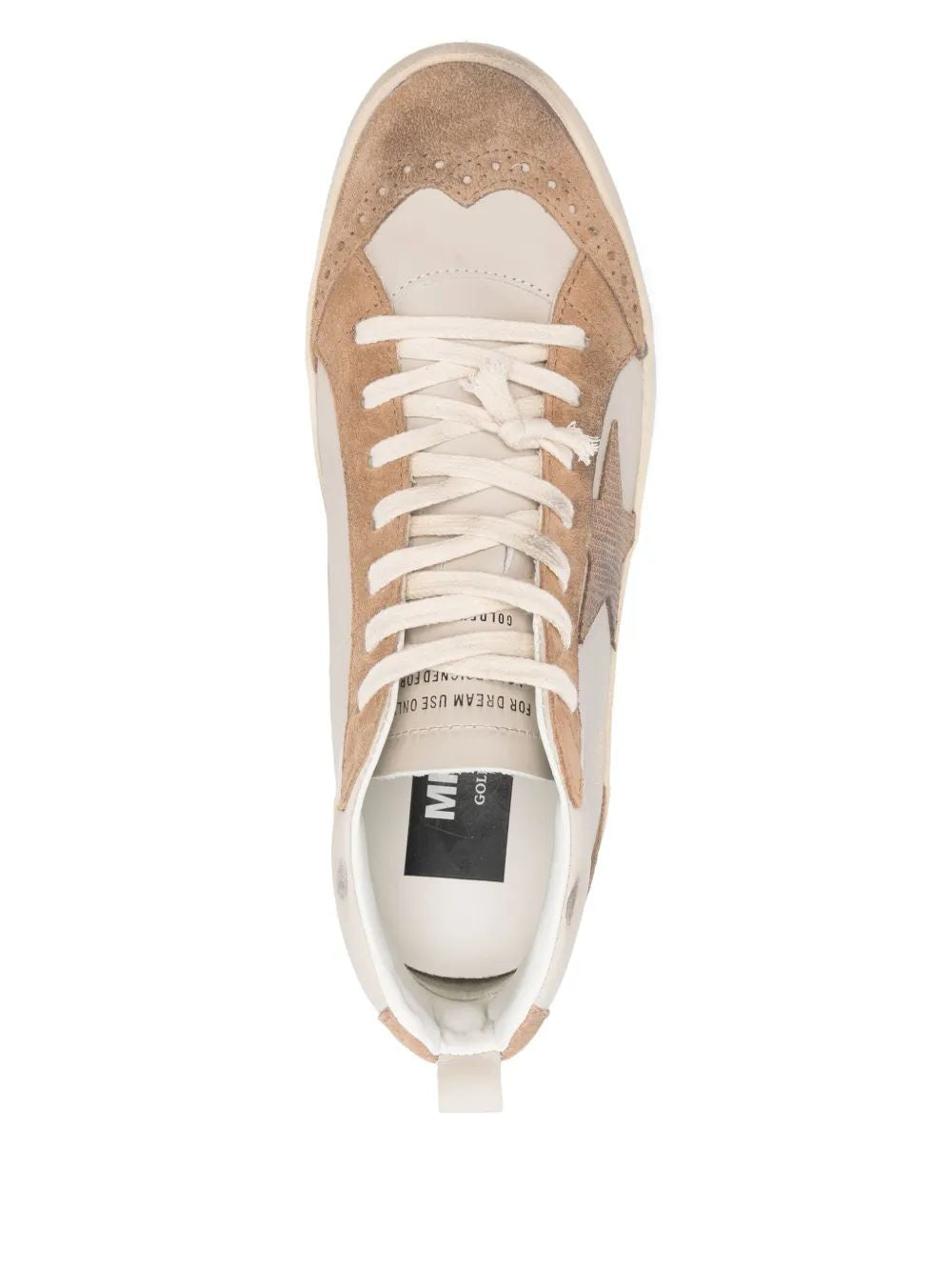 GOLDEN GOOSE Mid Star Leather Upper Sneakers for Women