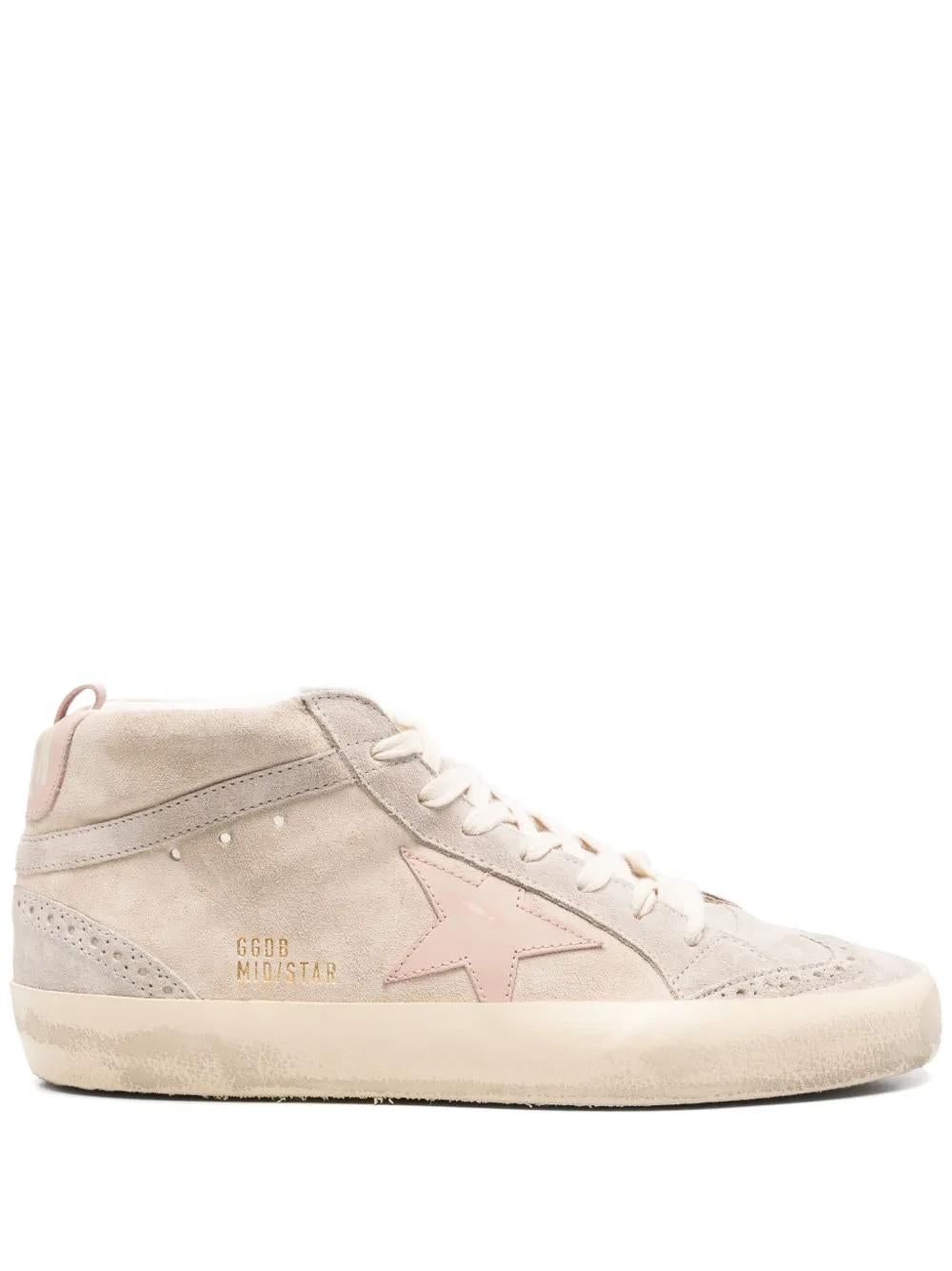 GOLDEN GOOSE Mid Star Classic Suede Sneakers for Women