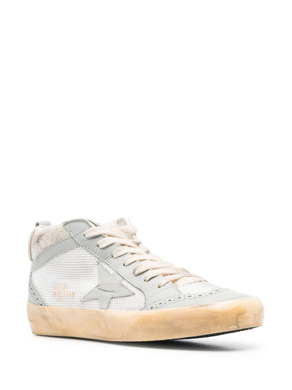 GOLDEN GOOSE Mid Star Sneakers - Vintage Leather Upper