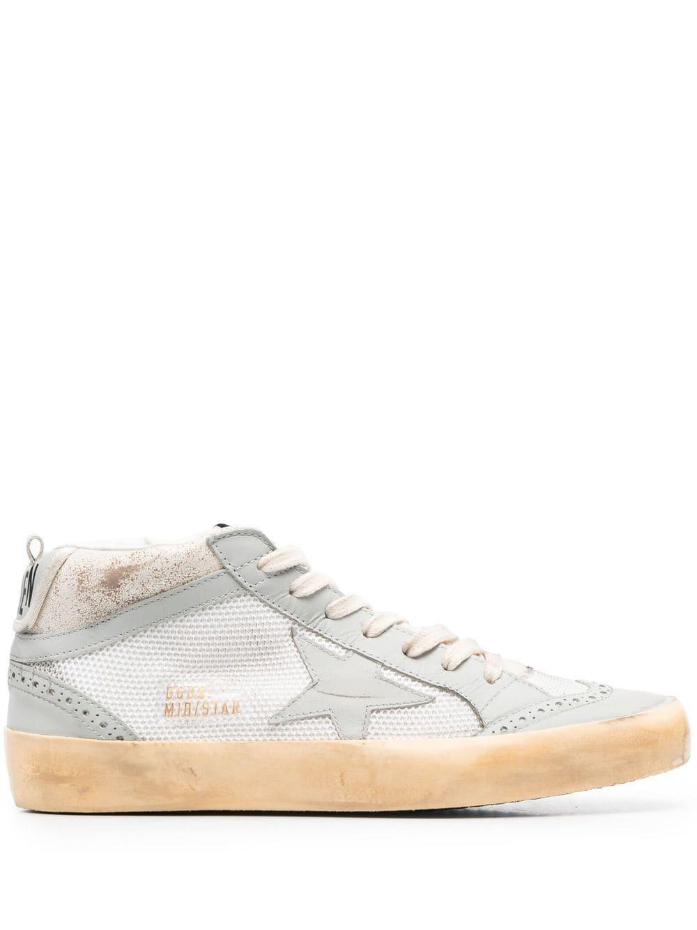GOLDEN GOOSE Mid Star Sneakers - Vintage Leather Upper