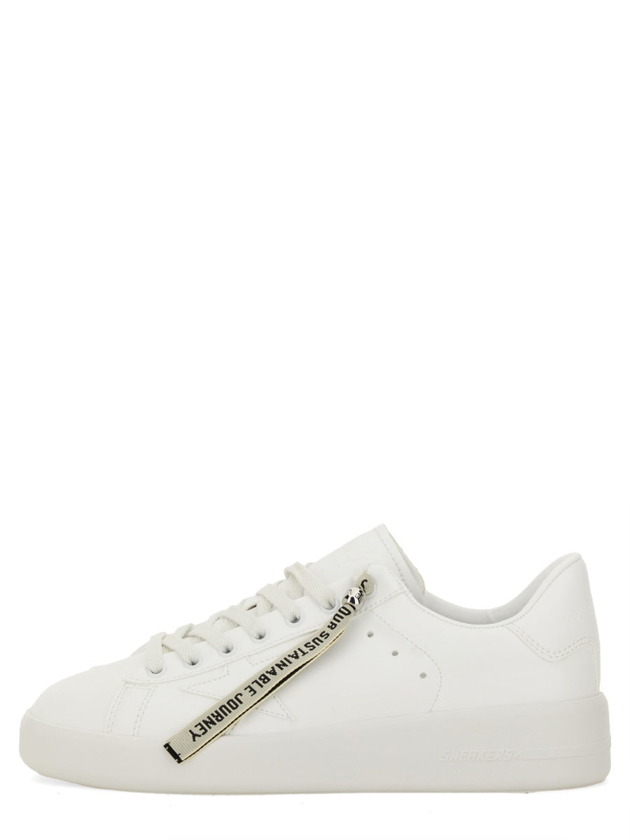 GOLDEN GOOSE Sneaker Purestar with Logo - 3 cm Sole Height
