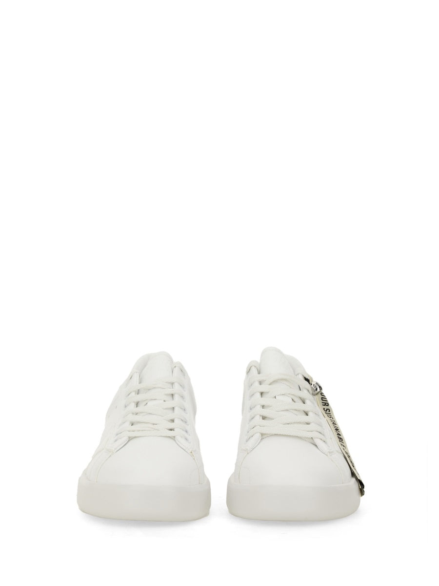 GOLDEN GOOSE Sneaker Purestar with Logo - 3 cm Sole Height