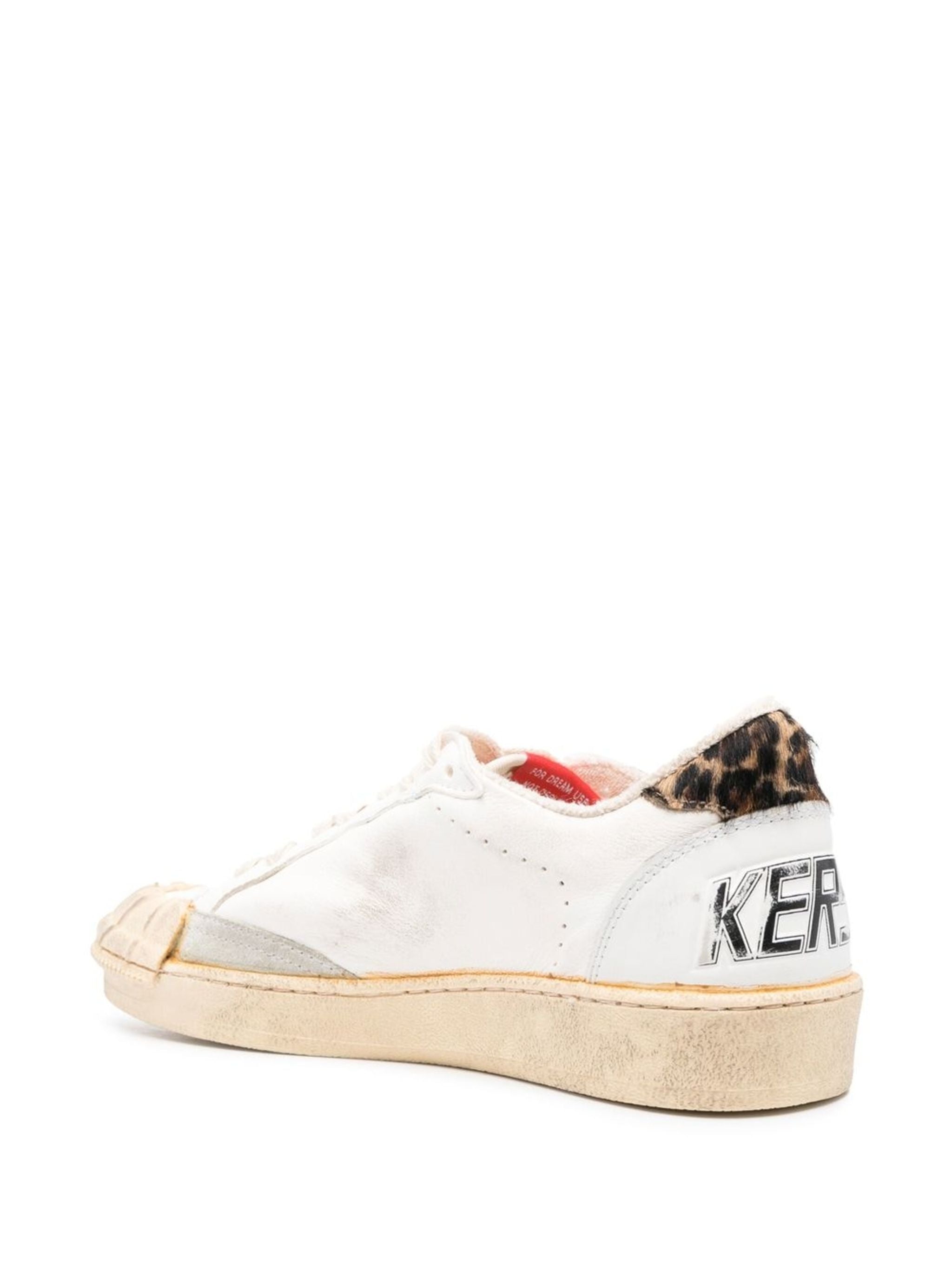GOLDEN GOOSE Ball Star Sneakers with Pony Skin Accents